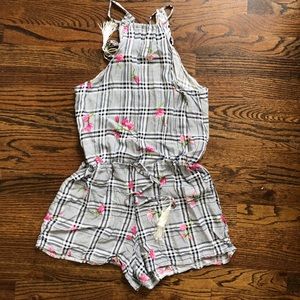 NWOT HALTER ROMPER